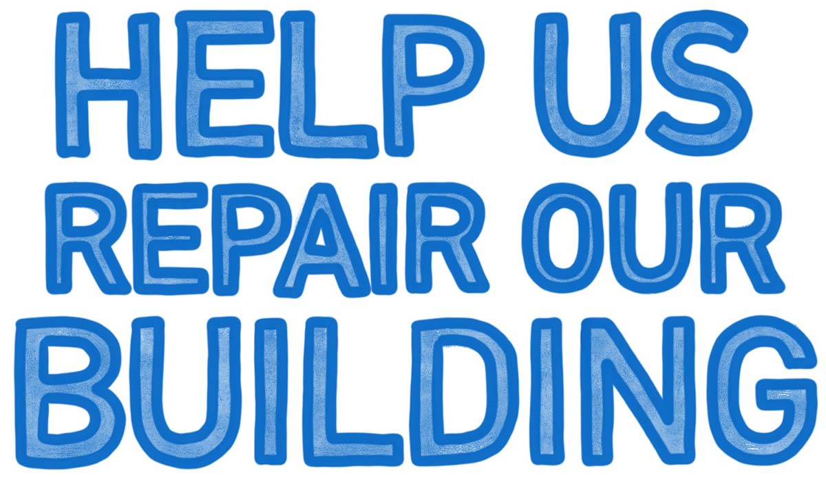 Help us repair our building