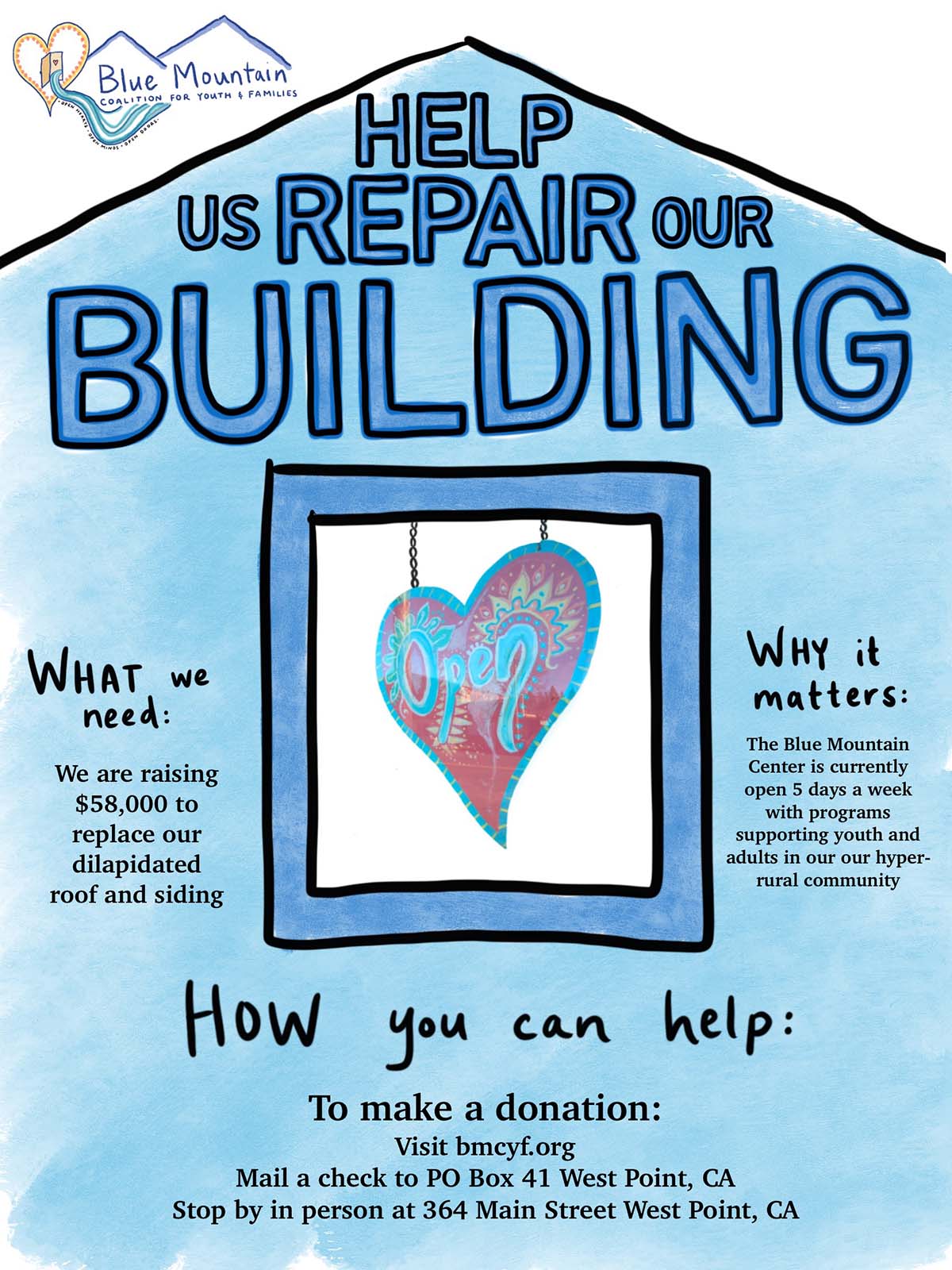 Help Us Repair Our Building