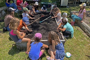 Garden Camp at the West Point Community Garden