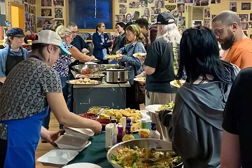 Local Farmers Are Feeding Families Through the Blue Mountain Center Community Dinners